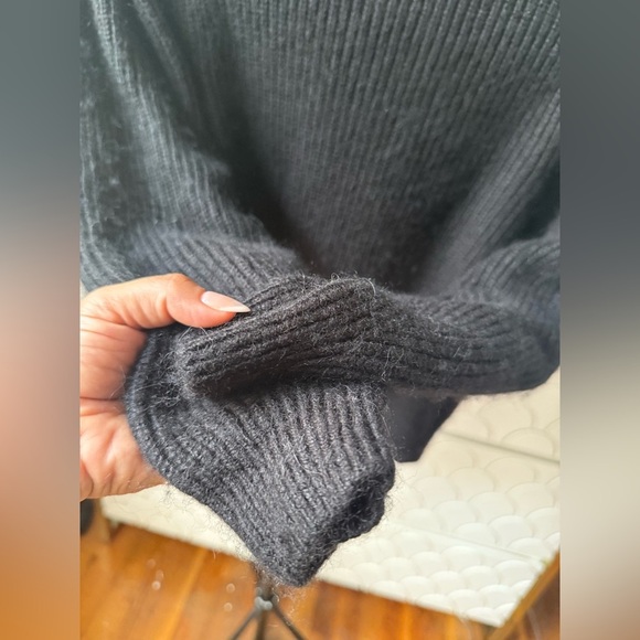 J. Crew Black Cowl Neck Sweater - Picture 2 of 10